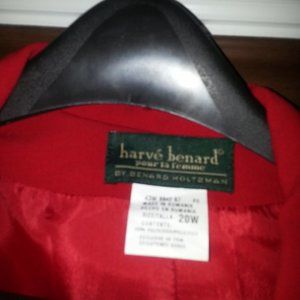 Harve Bernard 2 piece suit with real bird feather